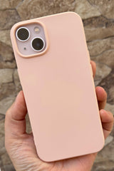 iPhone 13 Uyumlu Silikon Darbe Emici Klasik Korumalı Rubber Kılıf