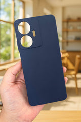 Realme C55 Uyumlu Silikon Darbe Emici Klasik Korumalı Rubber Kılıf