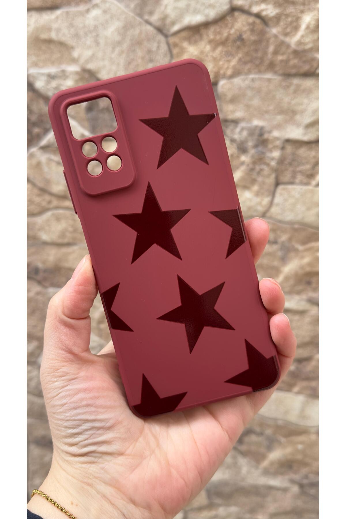 Redmi Note 11 Pro/Note 12 Pro 4G Uyumlu Star Silikon Darbe Emici Klasik Korumalı Rubber Kılıf