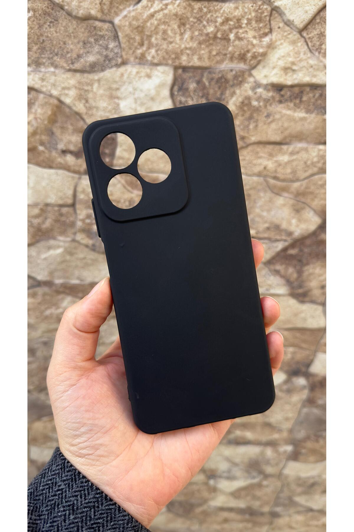 REALME C53 Uyumlu Silikon Darbe Emici Klasik Korumalı Rubber Kılıf