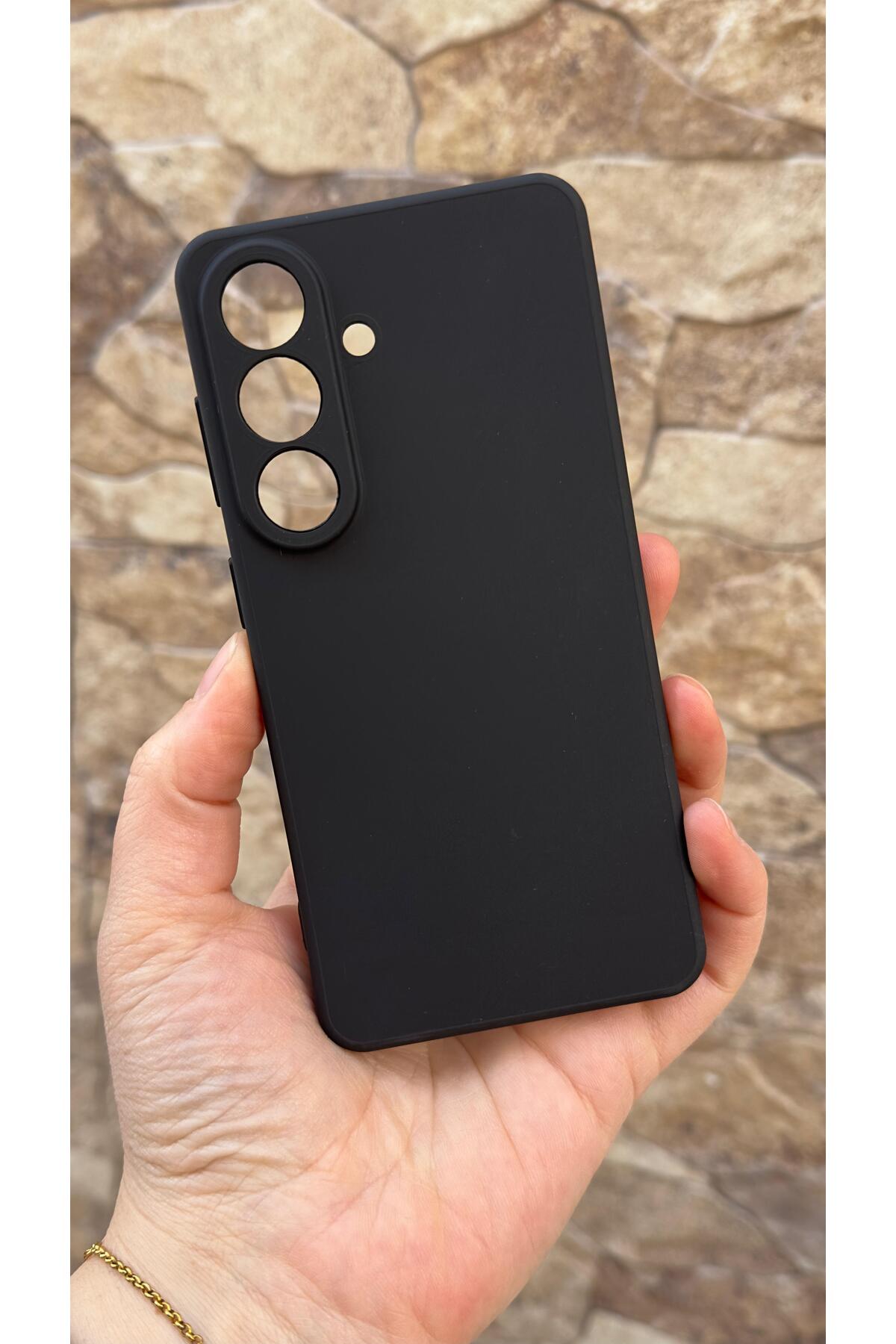 Samsung Galaxy S26 Uyumlu Silikon Darbe Emici Klasik Korumalı Rubber Kılıf