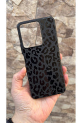VİVO Y35 Uyumlu Leopar Desenli Silikon Darbe Emici Klasik Korumalı Rubber Kılıf