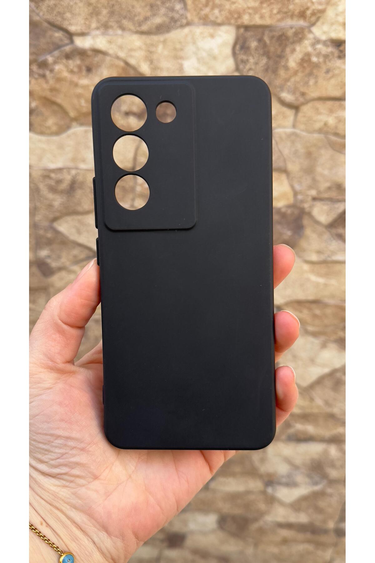 Vivo V30 Lite Uyumlu Silikon Darbe Emici Klasik Korumalı Rubber Kılıf