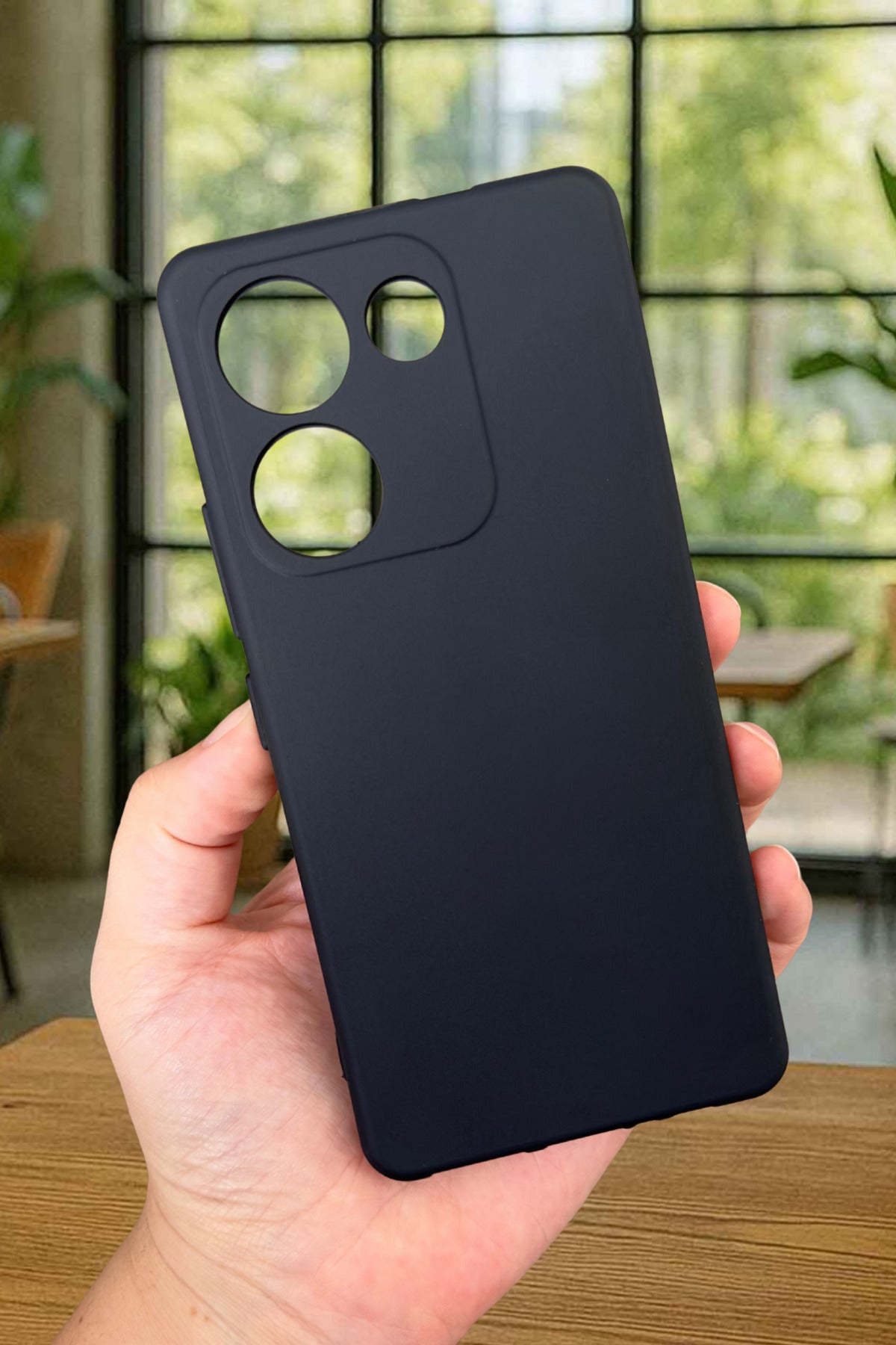 TECNO CAMON 20 PRO Uyumlu Silikon Darbe Emici Klasik Korumalı Rubber Kılıf