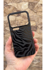 MI 17 Pro Uyumlu Zebra Desenli Silikon Darbe Emici Klasik Korumalı Rubber Kılıf
