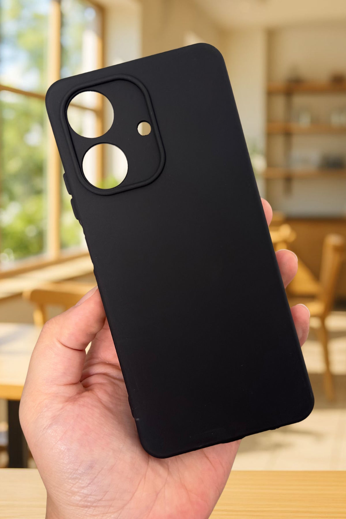 REALME NOTE 60 Uyumlu Silikon Darbe Emici Klasik Korumalı Rubber Kılıf