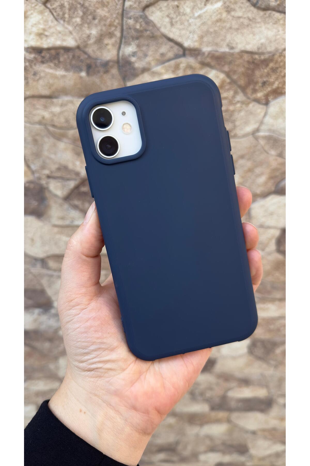 İphone 11 - Silikon Darbe Emici Klasik Korumalı Rubber Kılıf
