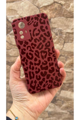 Redmi Note 12S Uyumlu Leopar Desenli Silikon Darbe Emici Klasik Korumalı Rubber Kılıf