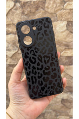 Redmi A5 Uyumlu Leopar Desenli Silikon Darbe Emici Klasik Korumalı Rubber Kılıf