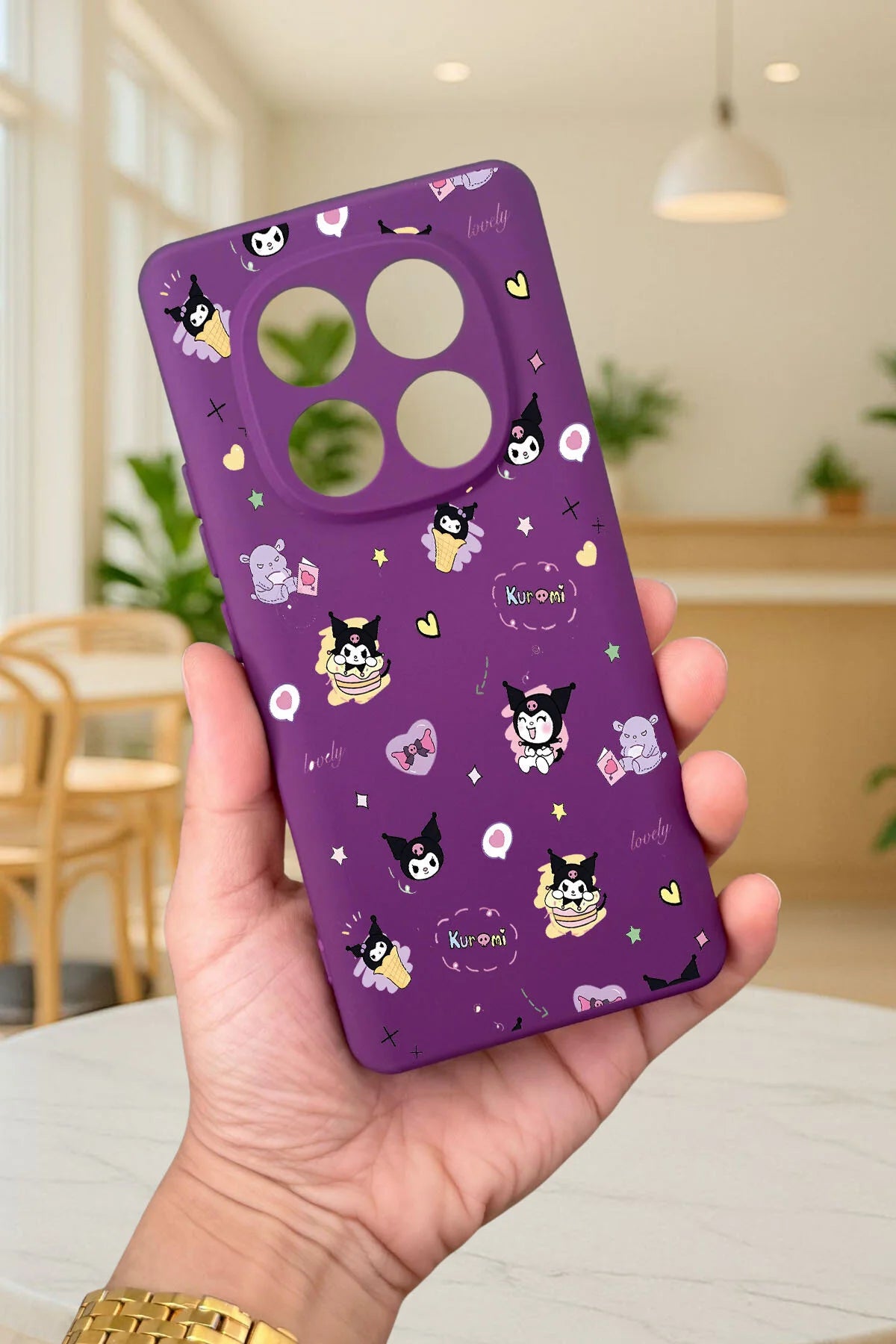 Xiaomi Redmi Note 14 Pro 4G -KURUMI DESENLİ Silikon Darbe Emici Klasik Korumalı Rubber Kılıf