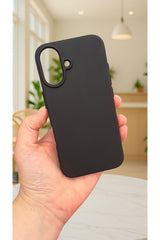 iPhone 16 - Silikon Darbe Emici Klasik Korumalı Rubber Kılıf