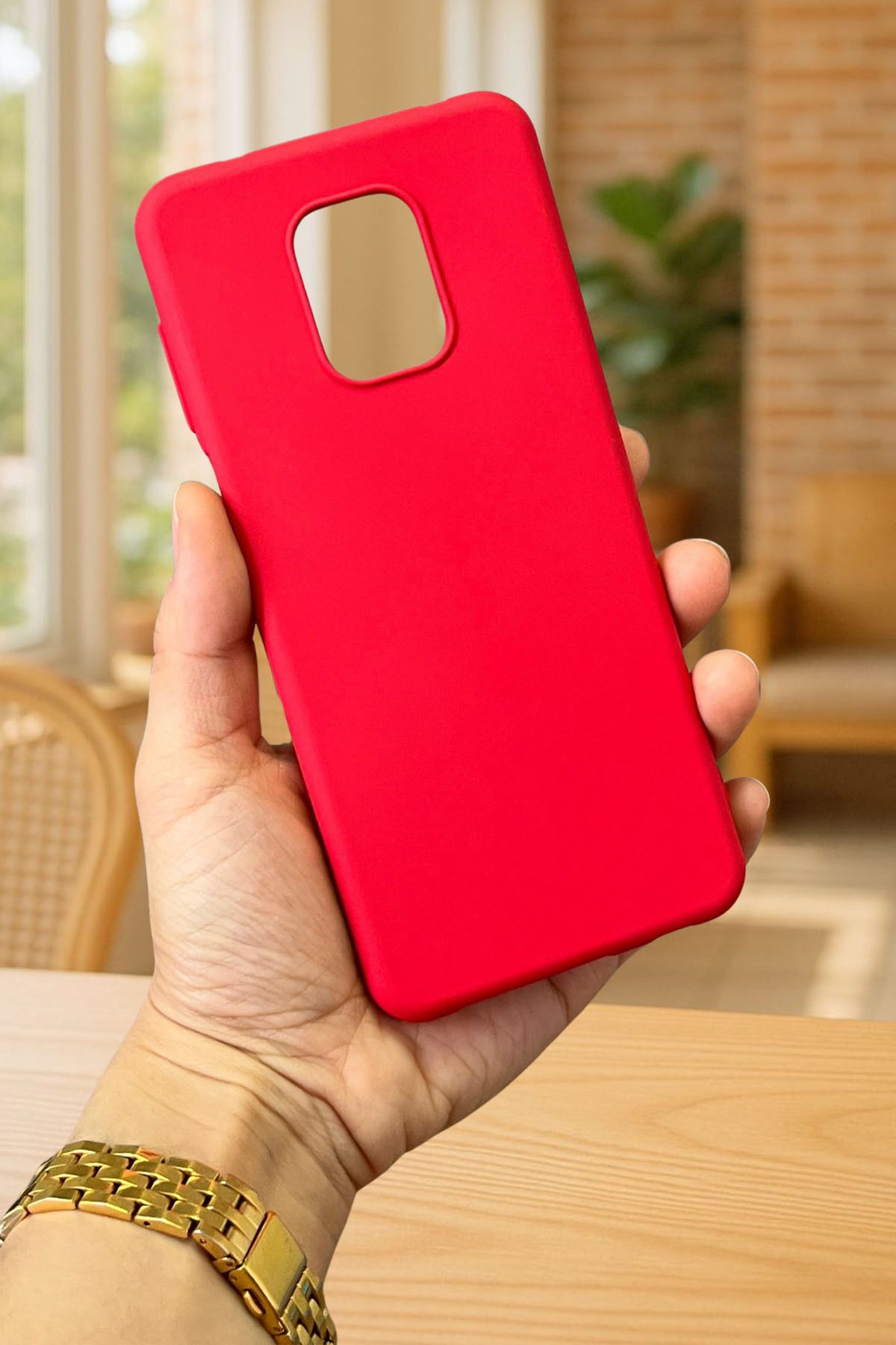 Xiaomi Redmi Note 9 Pro ve 9S Uyumlu Silikon Darbe Emici Klasik Korumalı Rubber Kılıf