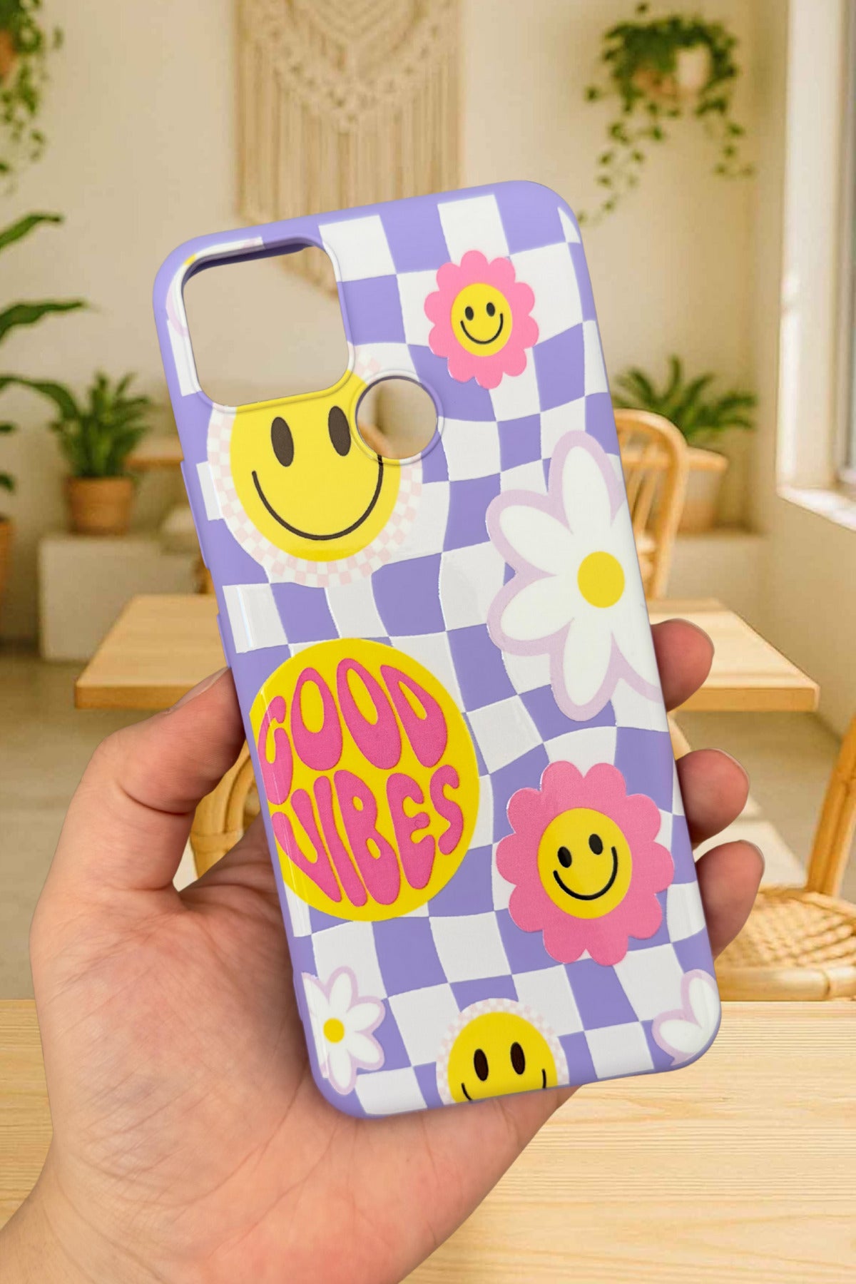 Realme C25 Uyumlu Kılıf GOOD VİBES Silikon Darbe Emici Klasik Korumalı Rubber KAPAK