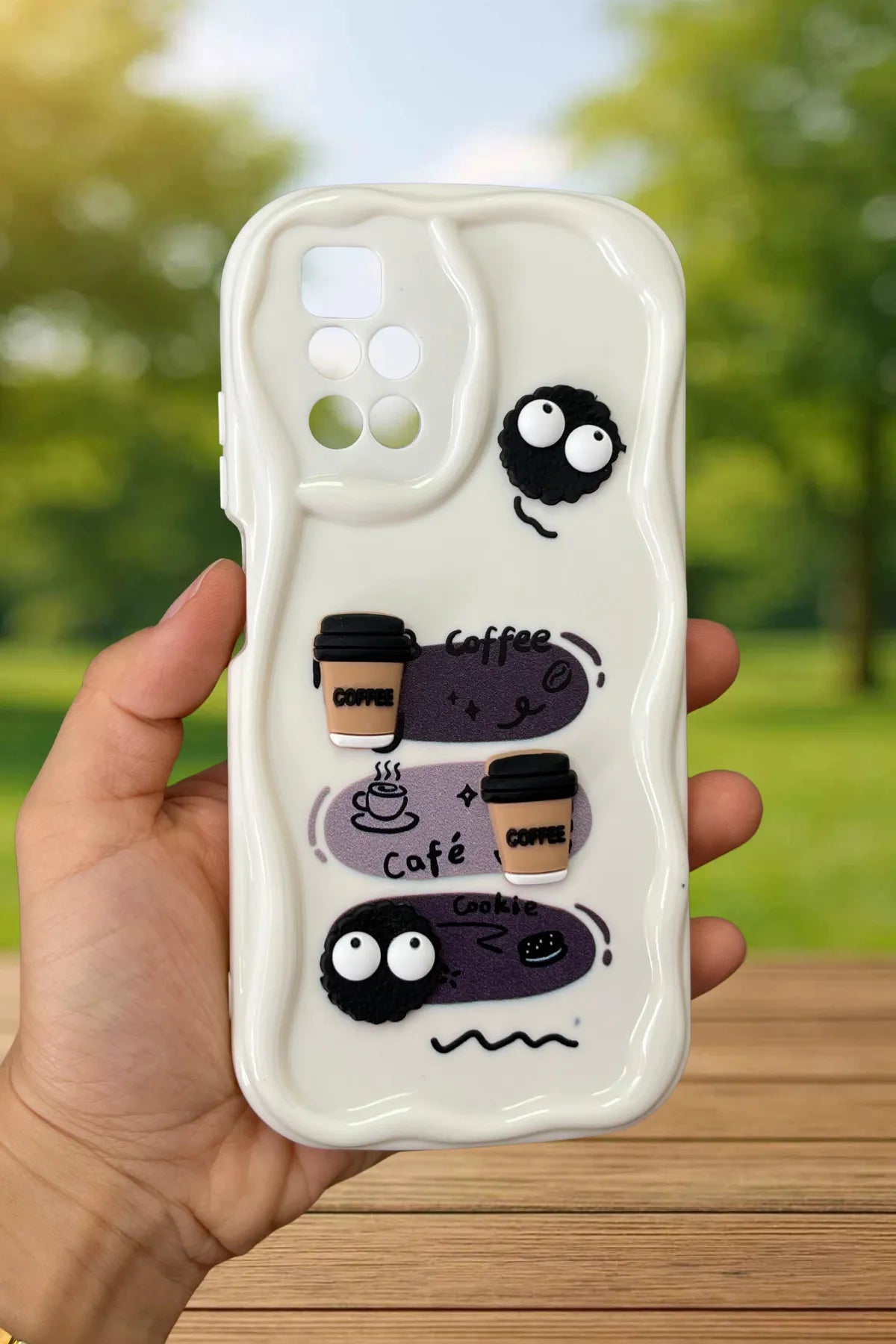 Redmi 10 Kurabiye Desenli 3 Boyutlu Şirin Parlak Tasarım Cookie Kılıf
