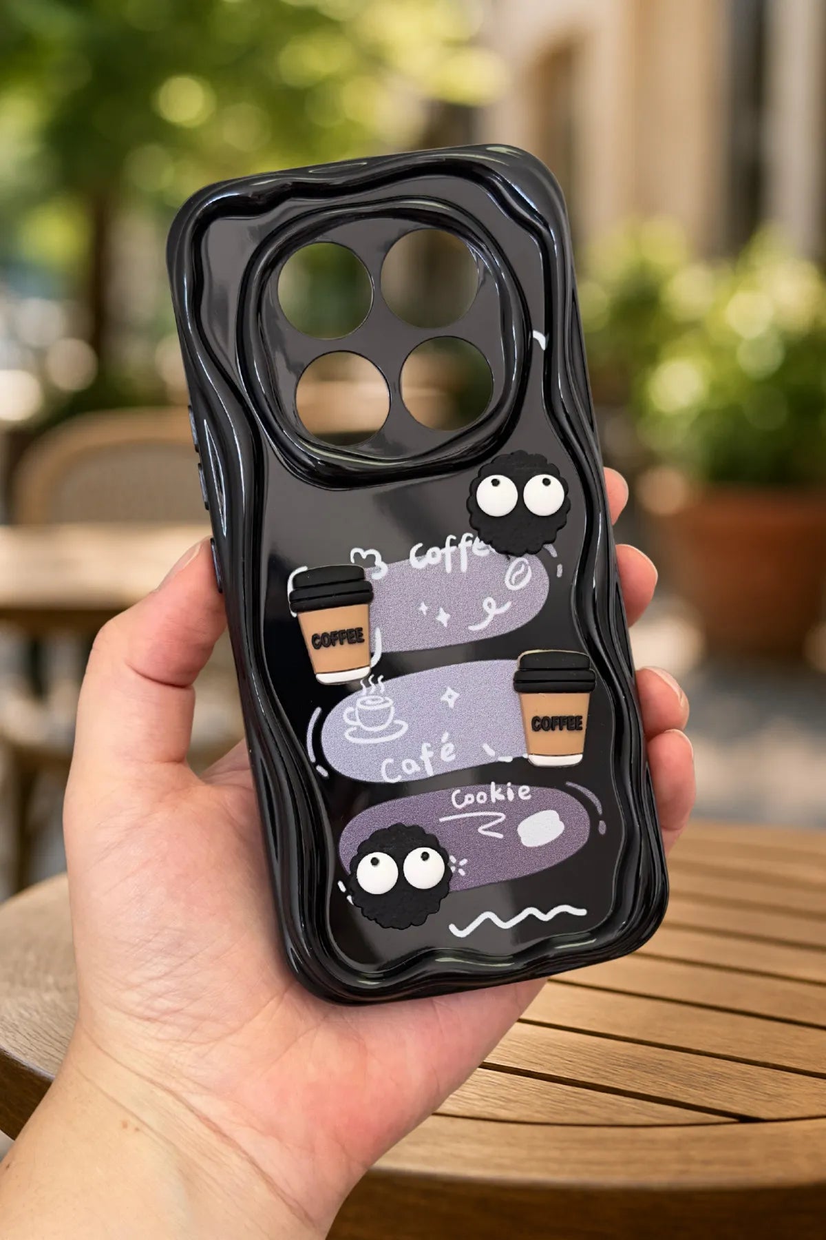Redmi Note 14 Pro 5G Kurabiye Desenli 3 Boyutlu Şirin Parlak Tasarım Cookie Kılıf