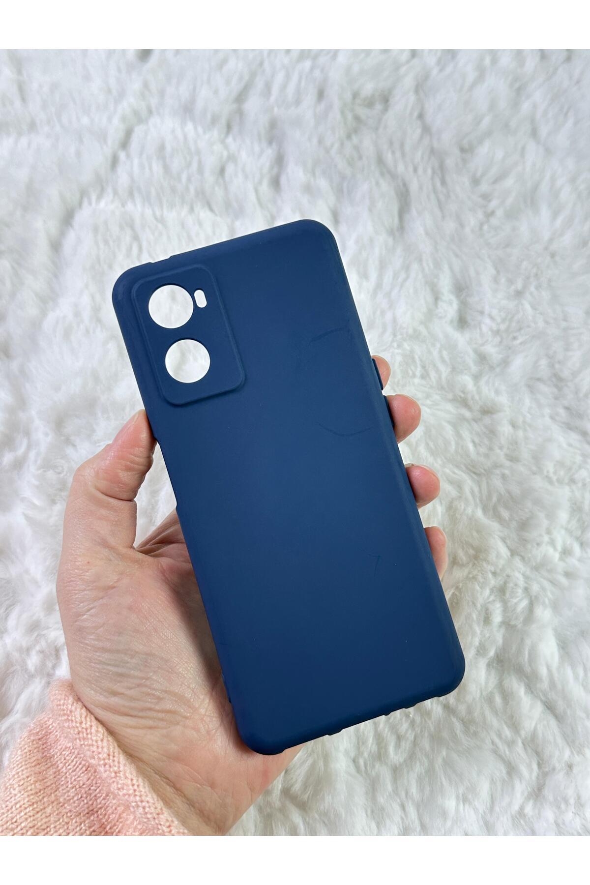 OPPO A96 - Silikon Darbe Emici Klasik Korumalı Rubber Kılıf