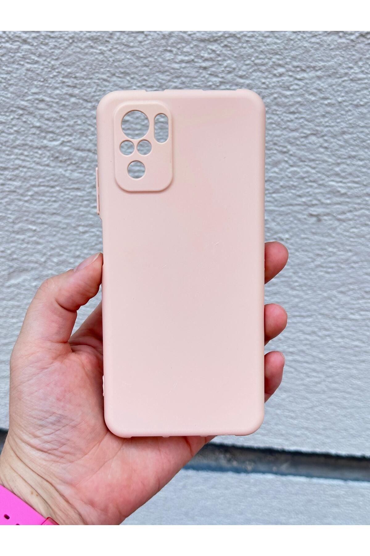 Xiaomi Redmi Note 10 ve 10S Uyumlu Silikon Darbe Emici Klasik Korumalı Rubber Kılıf