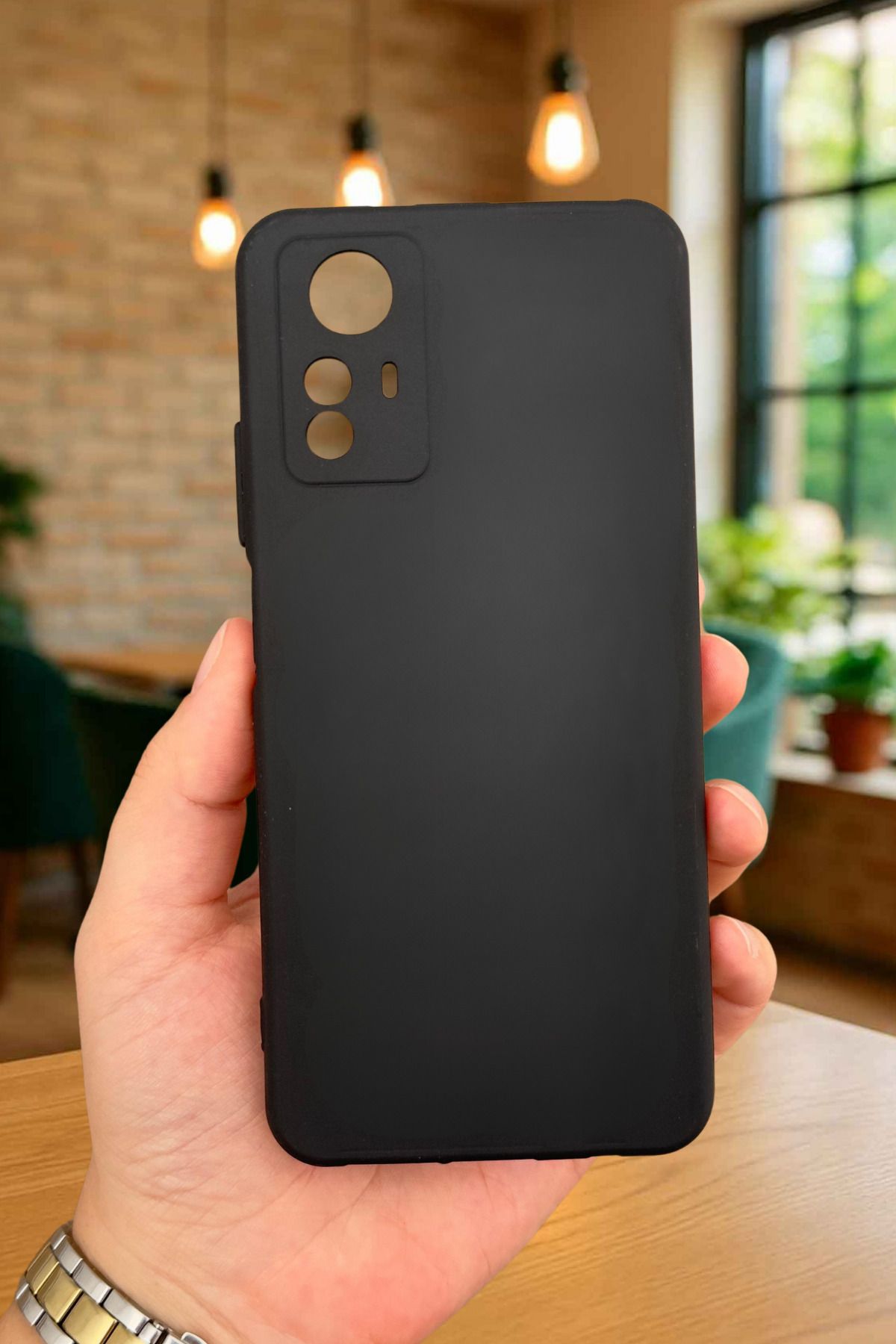 Xiaomi Redmi Note 12S Silikon Darbe Emici Klasik Korumalı Rubber KılıF