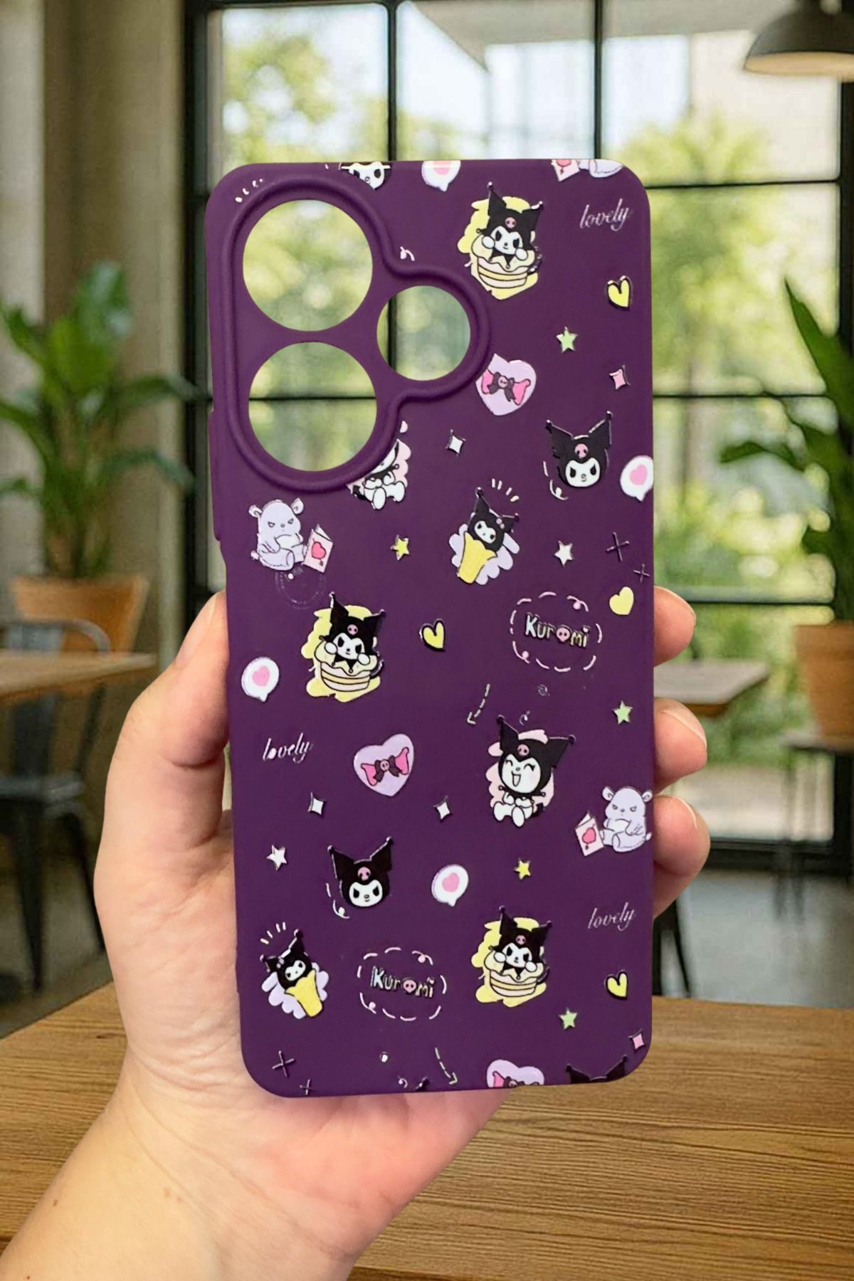 Xiaomi Redmi 13 4G KURUMI DESENLİ Silikon Darbe Emici Klasik Korumalı Rubber Kılıf