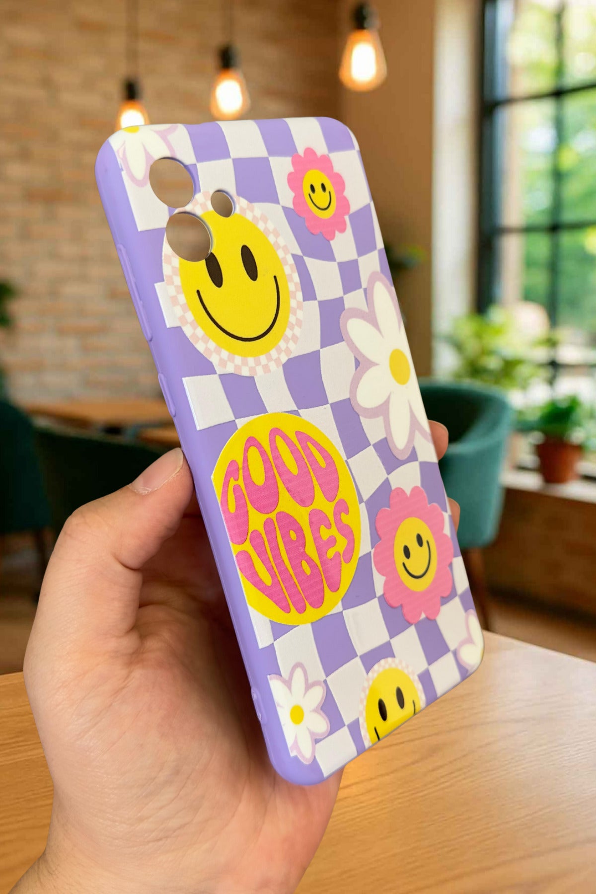 Samsung Galaxy A04 - GOOD VİBES Silikon Darbe Emici Klasik Korumalı Rubber Kılıf