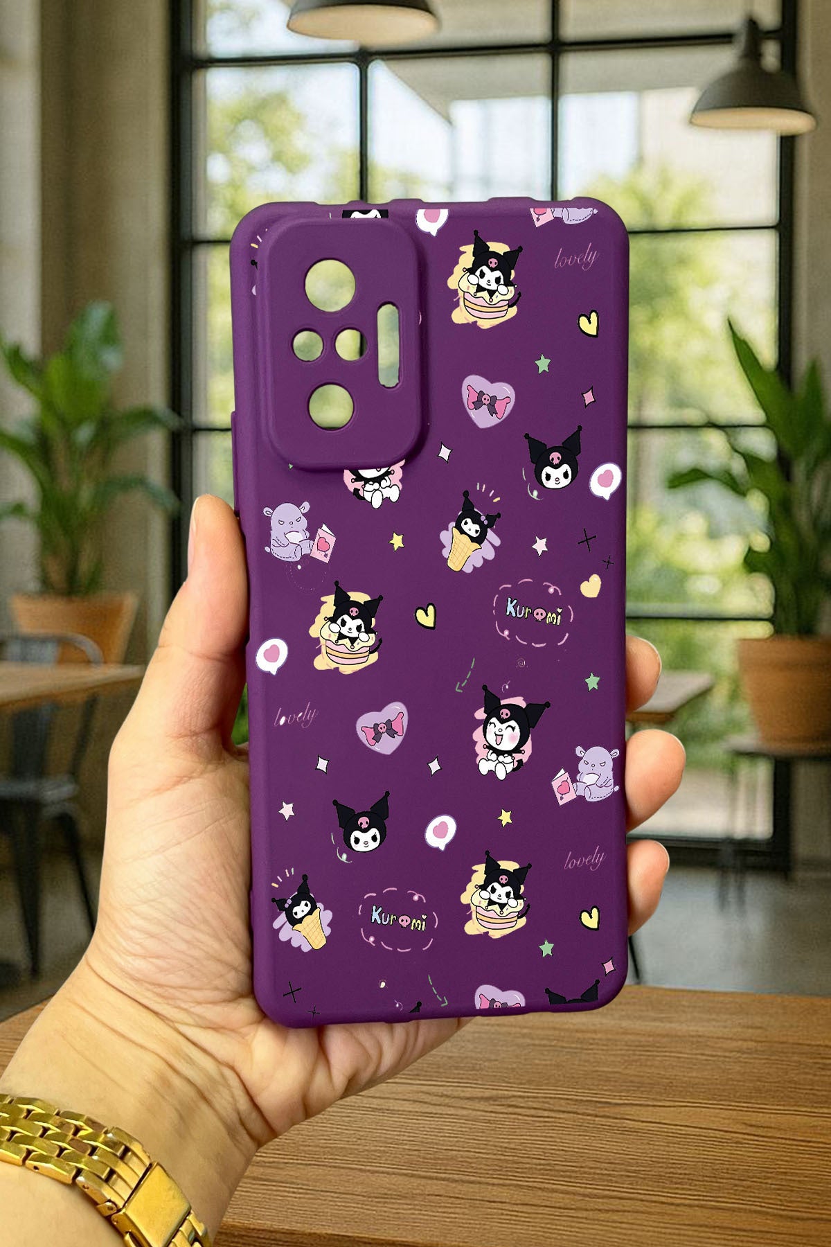 Xiaomi Redmi Note 1O Pro KURUMI DESENLİ Silikon Darbe Emici Klasik Korumalı Rubber Kılıf