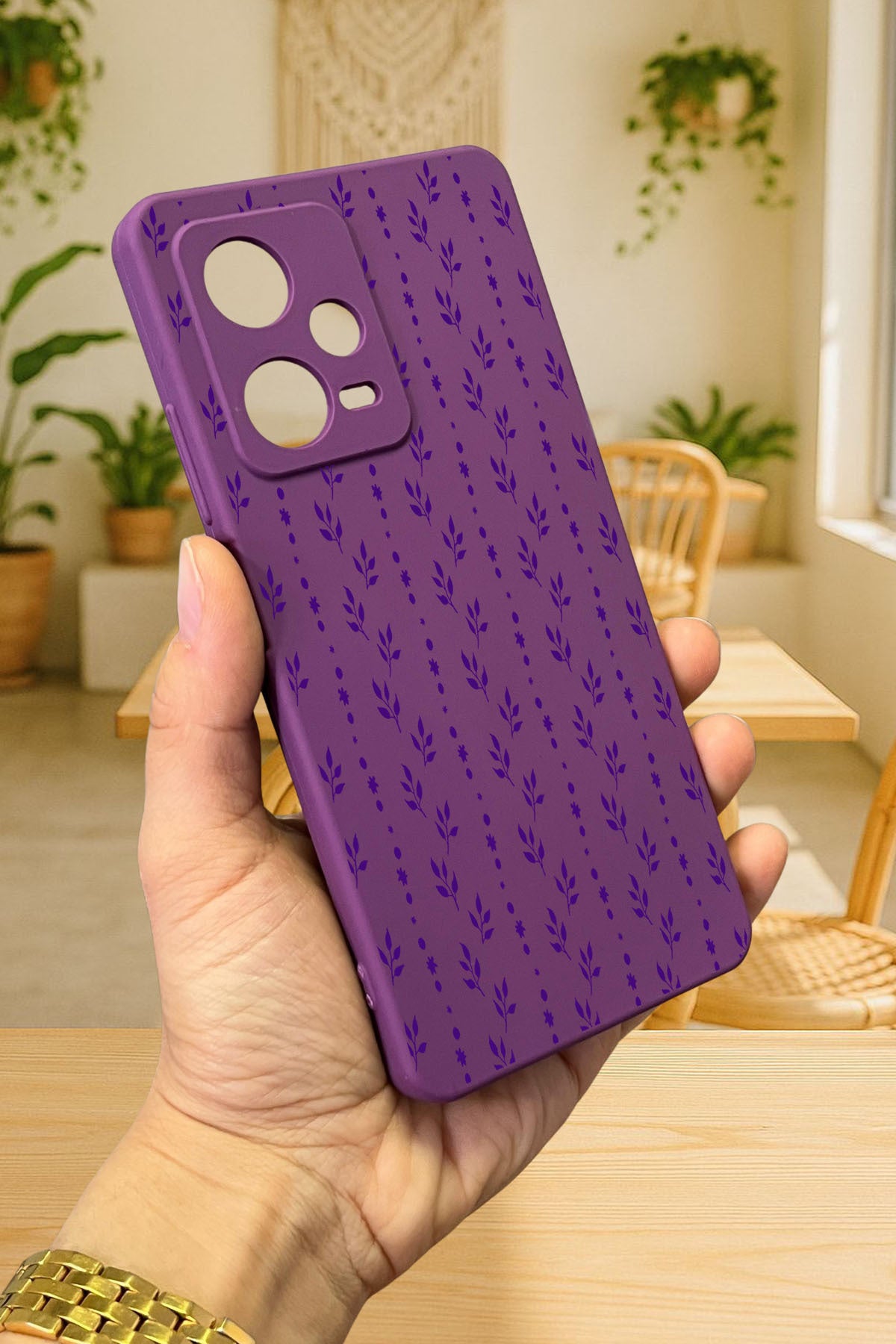 Xiaomi Redmi Note 12 Pro 5G SARMAŞIK DESENLİ Silikon Darbe Emici Klasik Korumalı Rubber Kılıf
