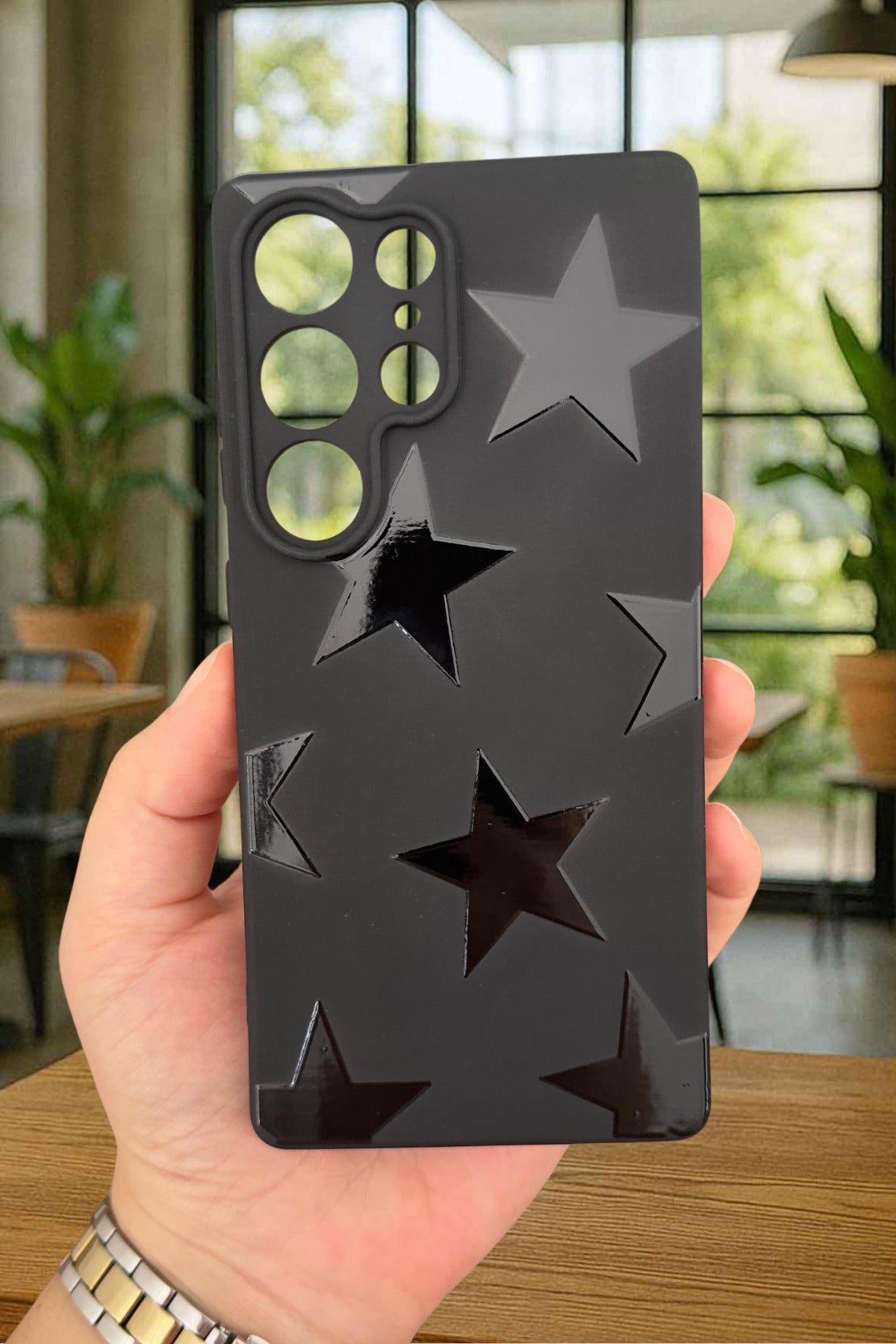 Samsung Galaxy S25 Ultra Uyumlu STAR Silikon Darbe Emici Klasik Korumalı Rubber Kılıf
