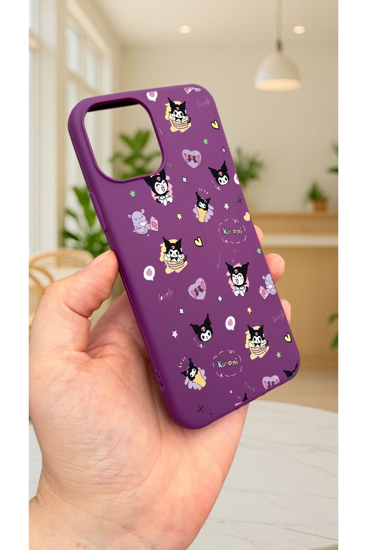iPhone 12 ve 12 Pro Uyumlu KURUMI DESENLİ Silikon Darbe Emici Klasik Korumalı Rubber Kılıf
