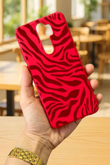 Xiaomi Redmi Note 8 Pro ZEBRA DESENLİ Silikon Darbe Emici Klasik Korumalı Rubber Kılıf