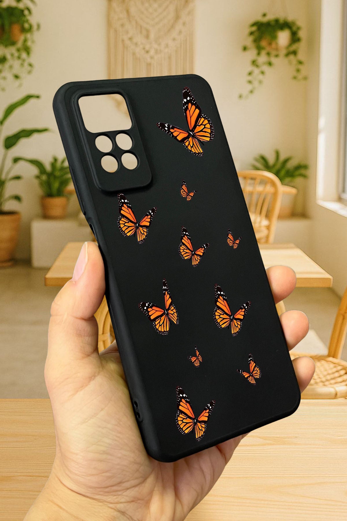 Xiaomi Redmi Note 11Pro/Note 12Pro4G Silikon KELEBEKLİ Darbe Emici Klasik Korumalı Rubber Kılıf