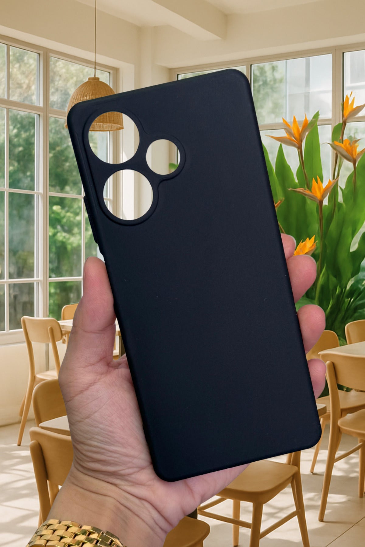 İNFİNİX HOT 30 - Silikon Darbe Emici Klasik Korumalı Rubber Kılıf