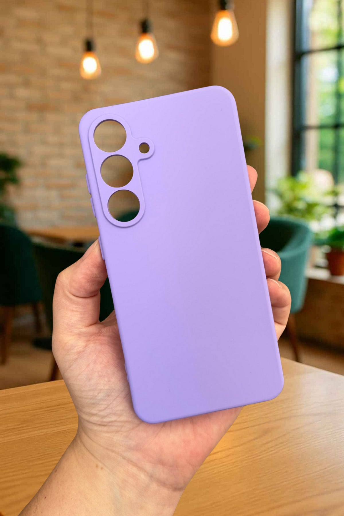 Samsung Galaxy S25 Silikon Darbe Emici Klasik Korumalı Rubber Kılıf