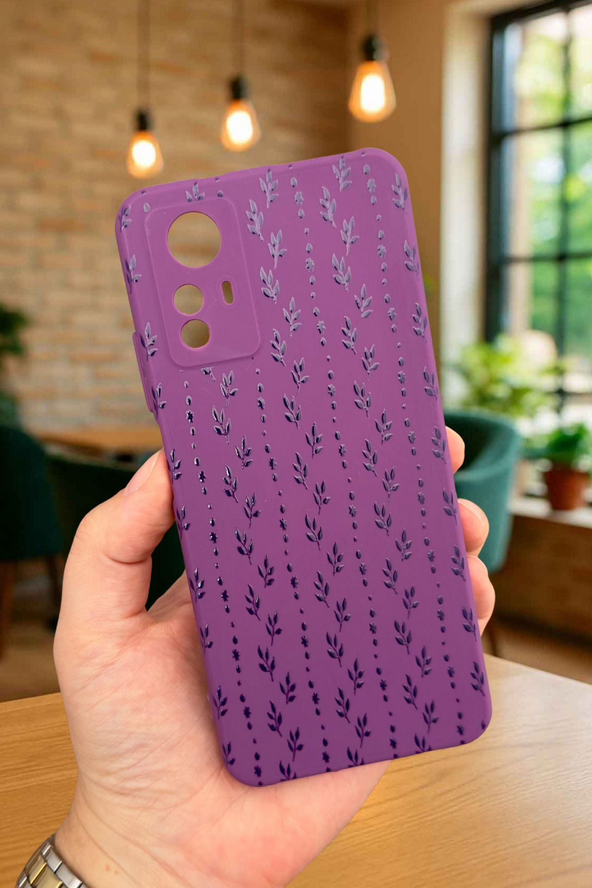 Xiaomi Redmi Note 12S - SARMAŞIK DESENLİ Silikon Darbe Emici Klasik Korumalı Rubber Kılıf