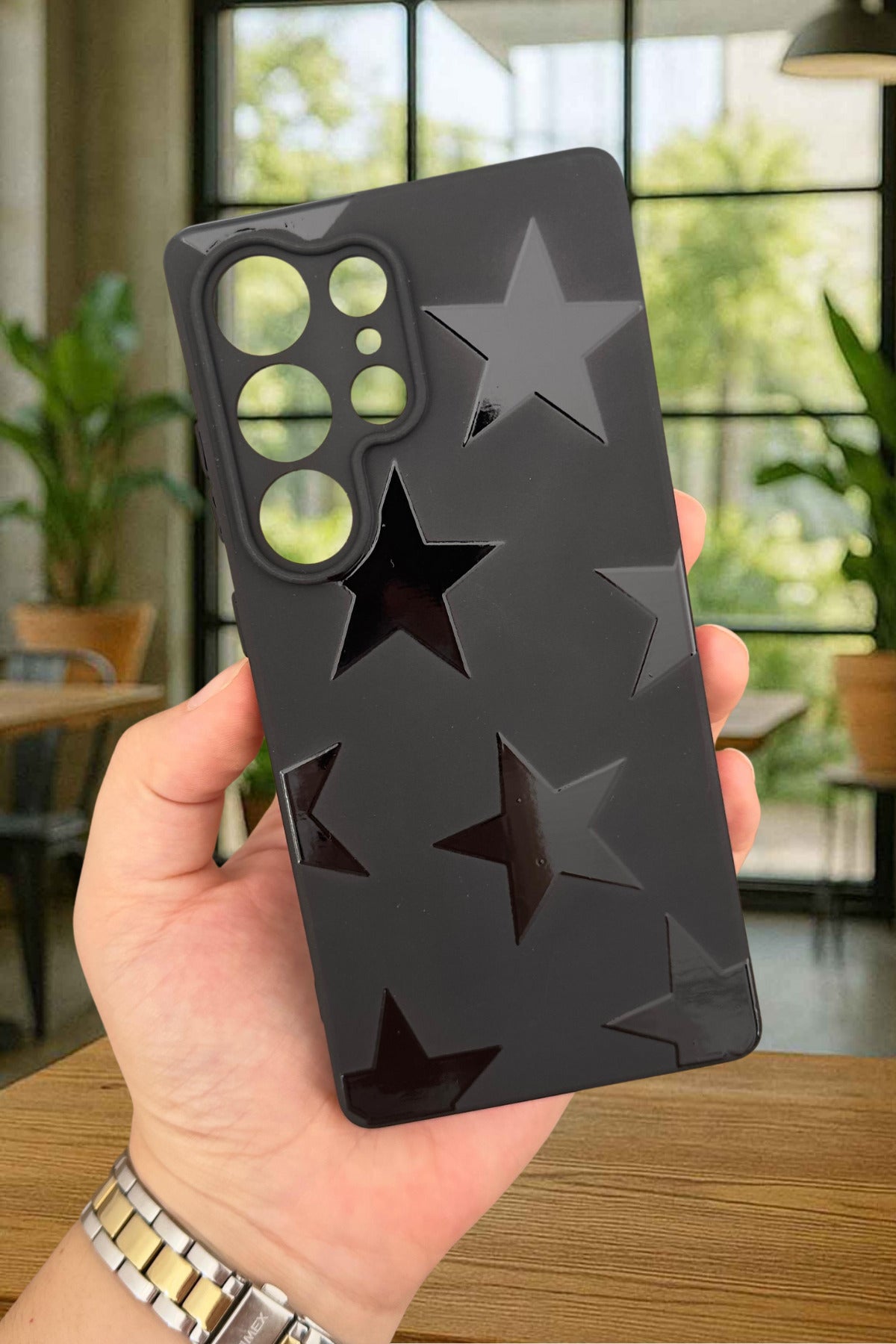 Samsung Galaxy S25 Ultra Uyumlu STAR Silikon Darbe Emici Klasik Korumalı Rubber Kılıf