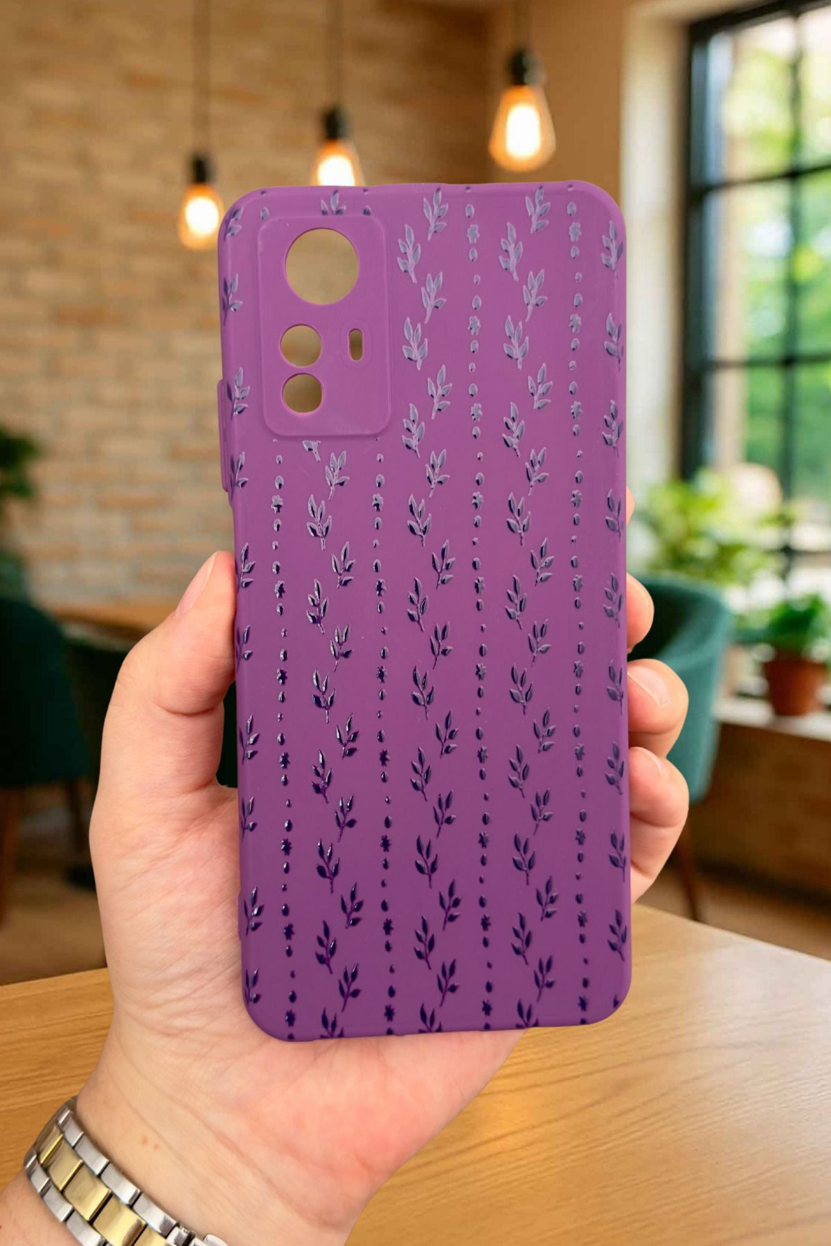 Xiaomi Redmi Note 12S - SARMAŞIK DESENLİ Silikon Darbe Emici Klasik Korumalı Rubber Kılıf