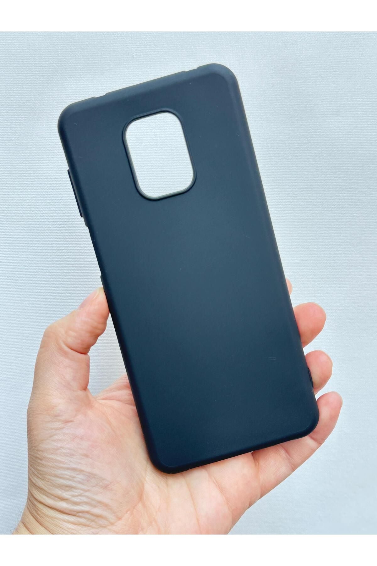 Xiaomi Redmi Note 9 Pro ve 9S Uyumlu Silikon Darbe Emici Klasik Korumalı Rubber Kılıf