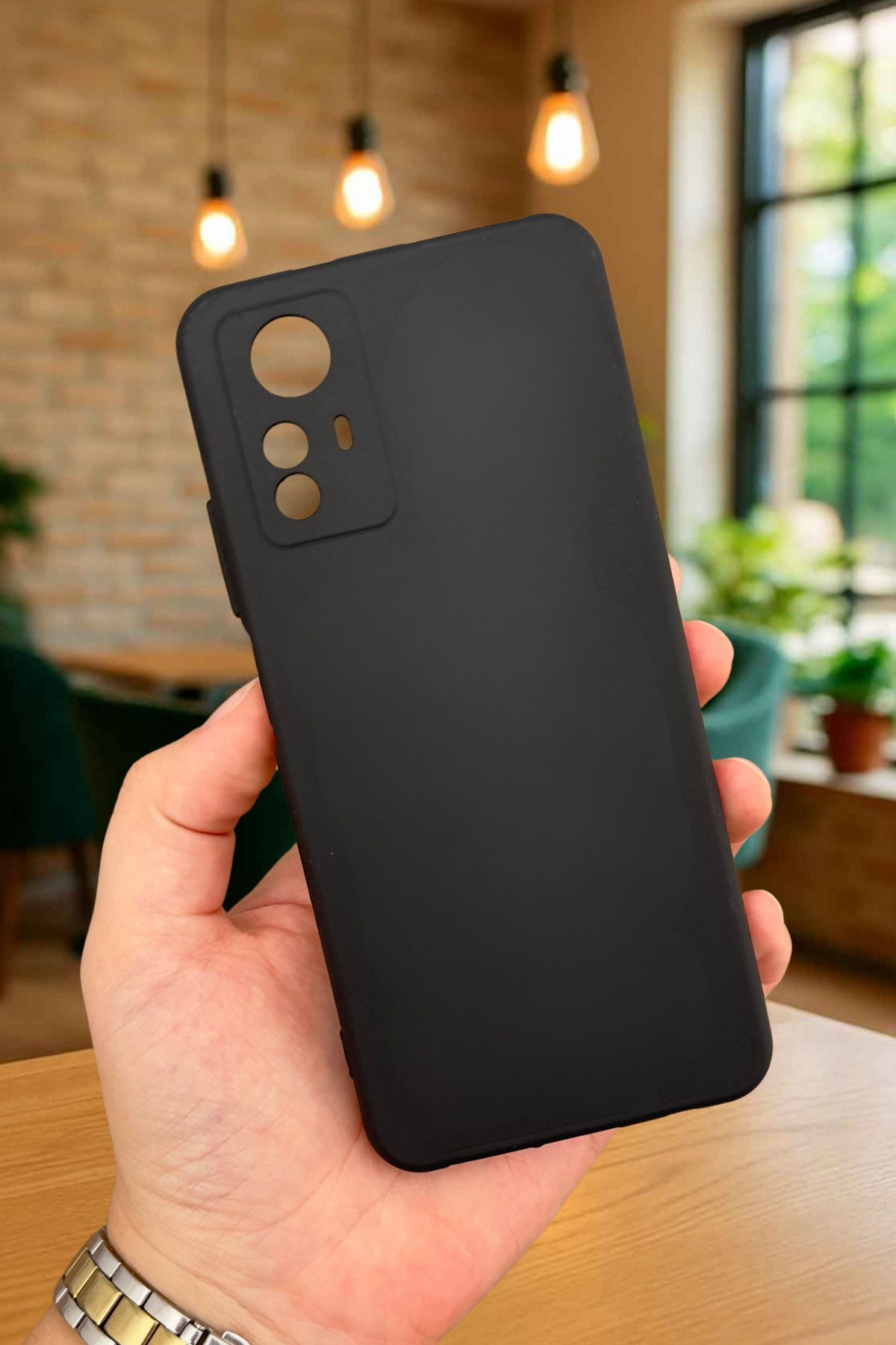 Xiaomi Redmi Note 12S Silikon Darbe Emici Klasik Korumalı Rubber KılıF