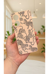 Xiaomi POCO X7 PRO LEOPAR DESENLİ Silikon Darbe Emici Klasik Korumalı Rubber Kılıf