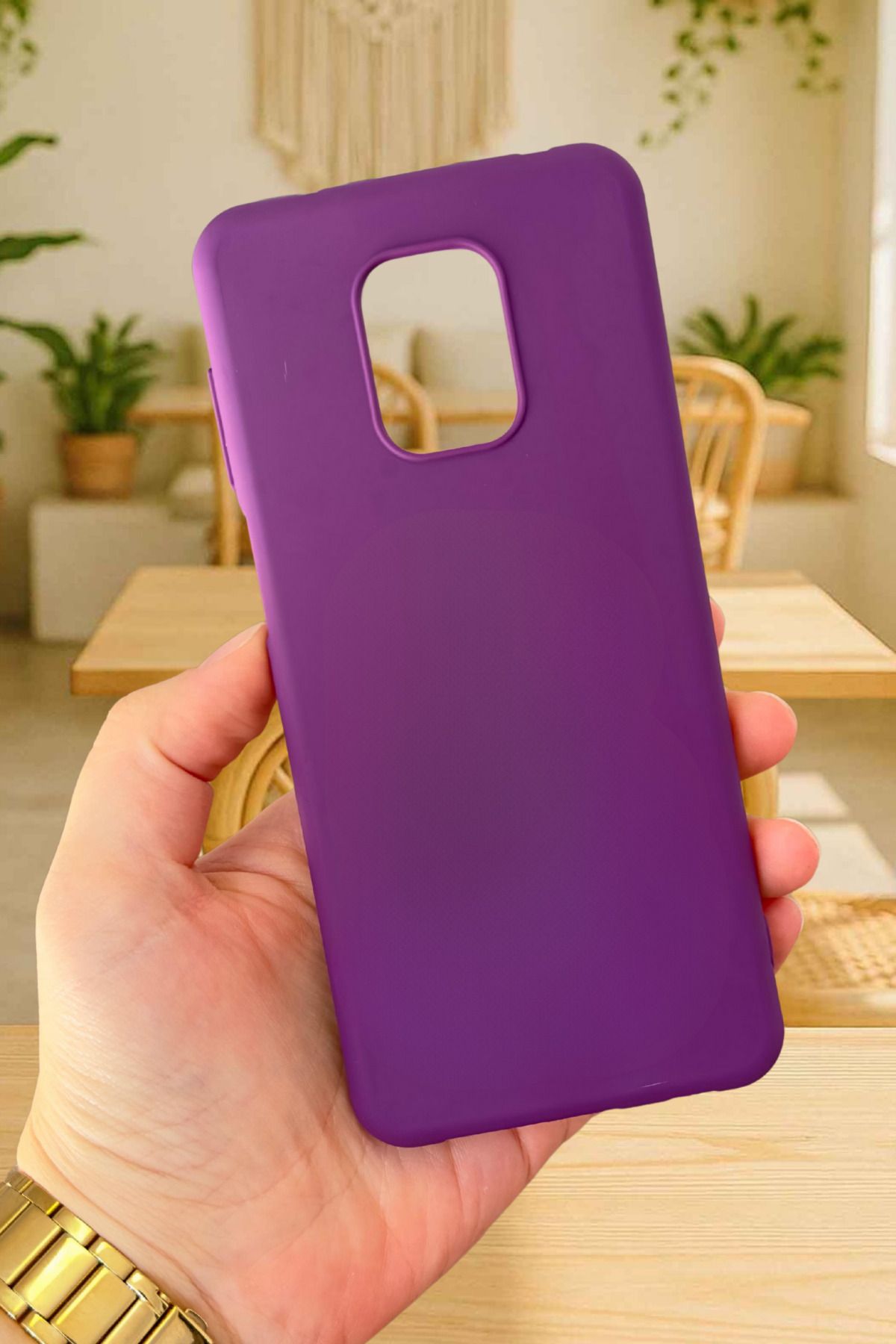 Xiaomi Redmi Note 9 Pro ve 9S Uyumlu Silikon Darbe Emici Klasik Korumalı Rubber Kılıf