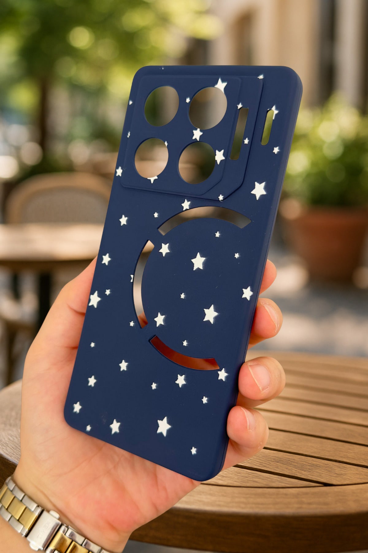 İnfinix GT 20 Pro-MİNİMAL YILDIZ DESENLİ Silikon Darbe Emici Klasik Korumalı Rubber Kılıf