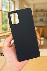 Samsung Galaxy A51 Silikon Darbe Emici Klasik Korumalı Rubber Kılıf