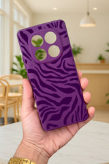 Xiaomi Redmi Note 14 Pro 4G-ZEBRA DESENLİ Silikon Darbe Emici Klasik Korumalı Rubber Kılıf