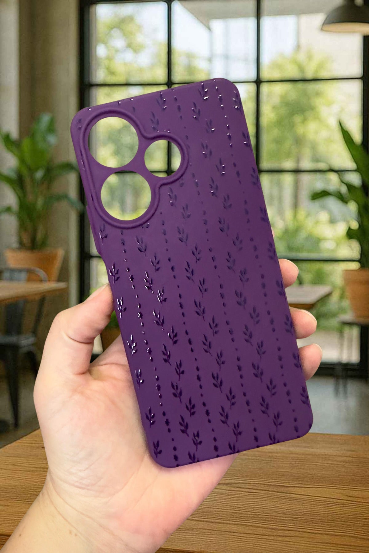 Xiaomi Redmi 13 4G SARMAŞIK DESENLİ Silikon Darbe Emici Klasik Korumalı Rubber Kılıf