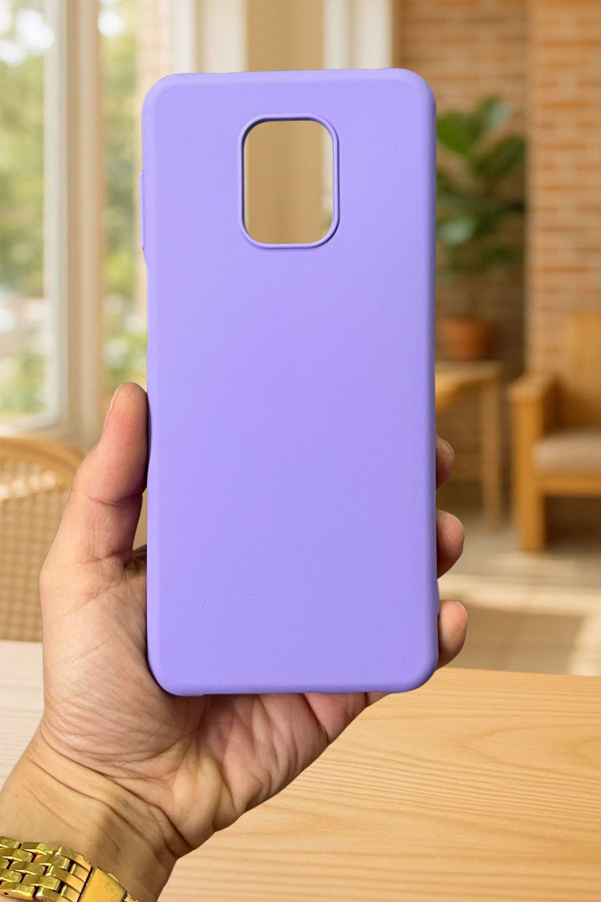 Xiaomi Redmi Note 9 Pro ve 9S Uyumlu Silikon Darbe Emici Klasik Korumalı Rubber Kılıf