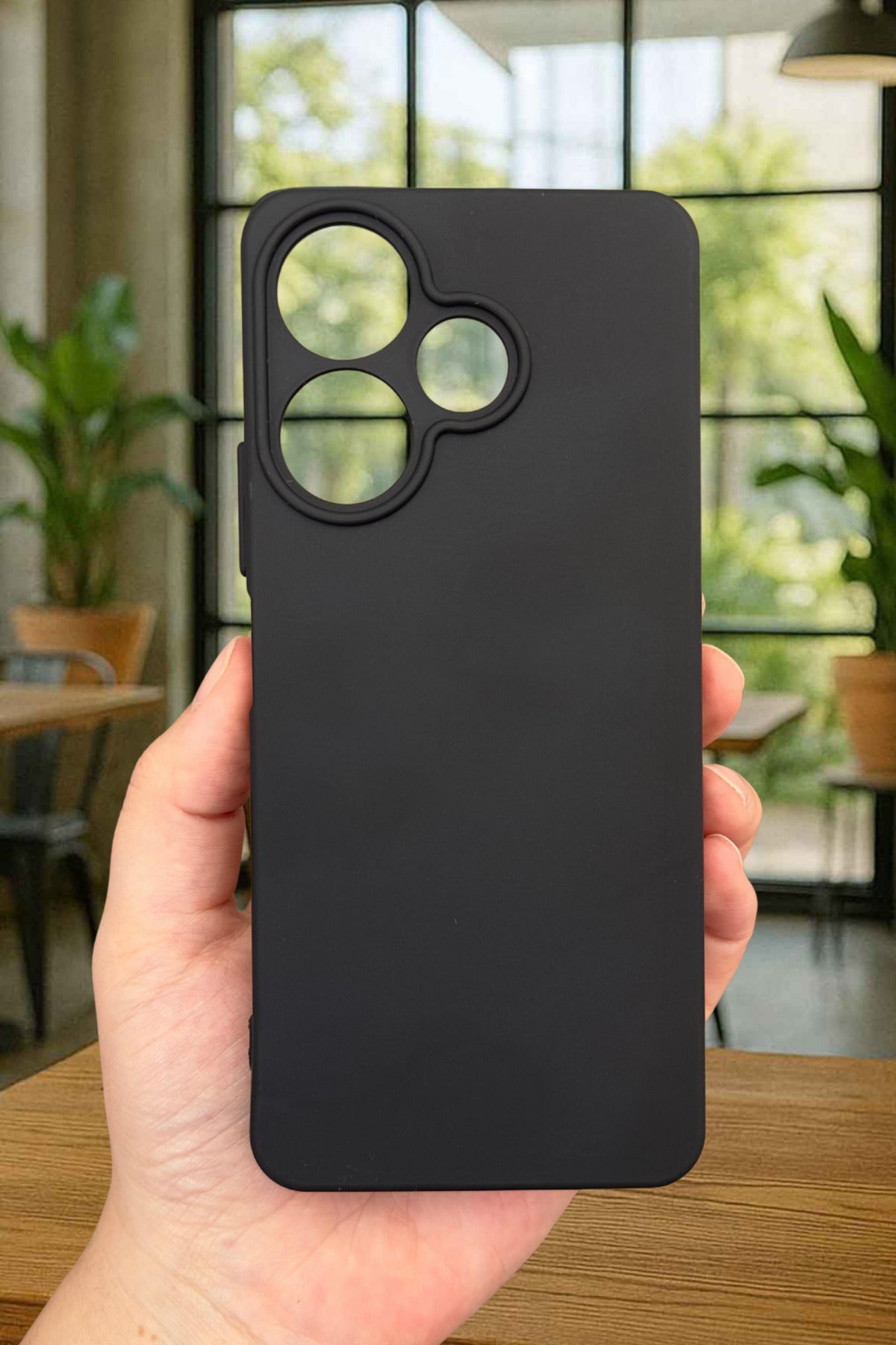 Xiaomi Redmi 13 4G Silikon Darbe Emici Klasik Korumalı Rubber Kılıf