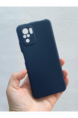 Xiaomi Redmi Note 10 ve 10S Uyumlu Silikon Darbe Emici Klasik Korumalı Rubber Kılıf