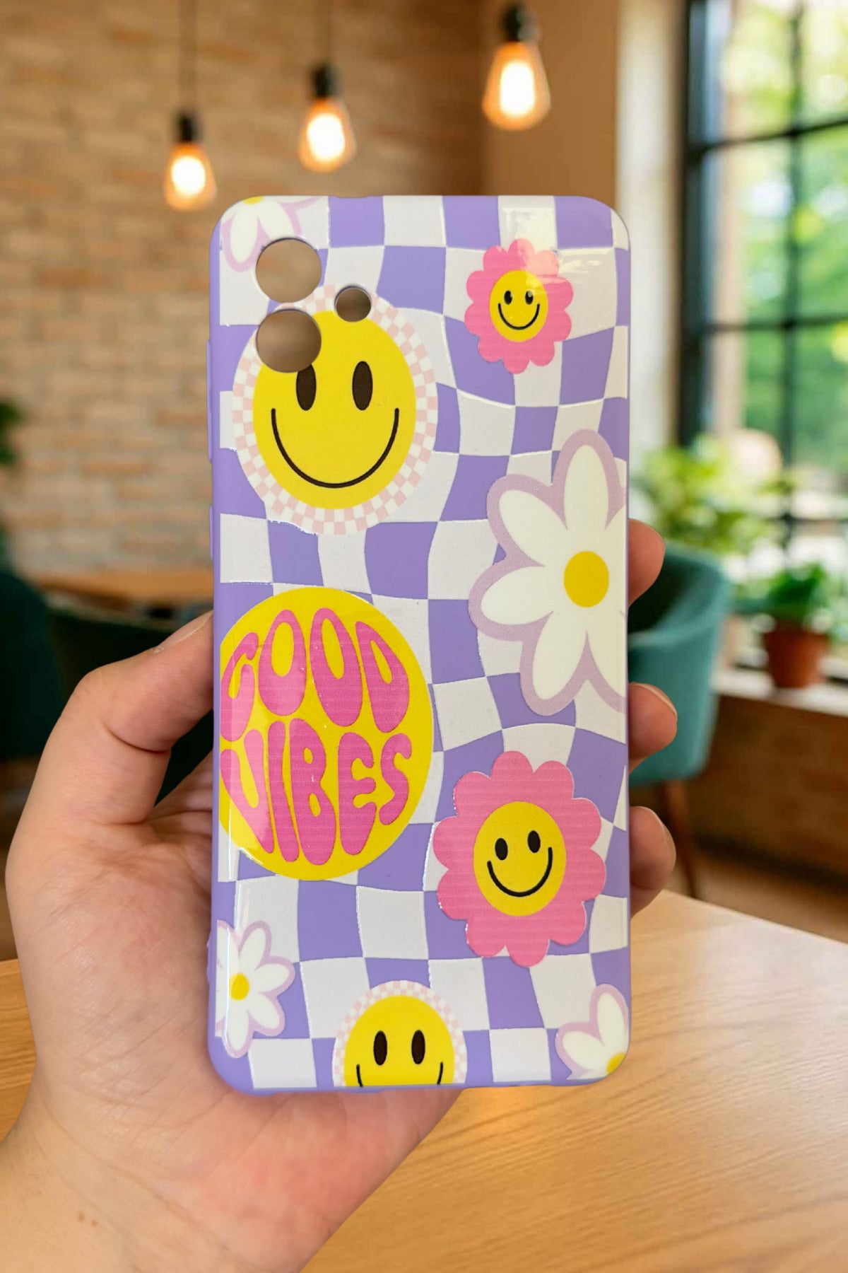Samsung Galaxy A04 - GOOD VİBES Silikon Darbe Emici Klasik Korumalı Rubber Kılıf