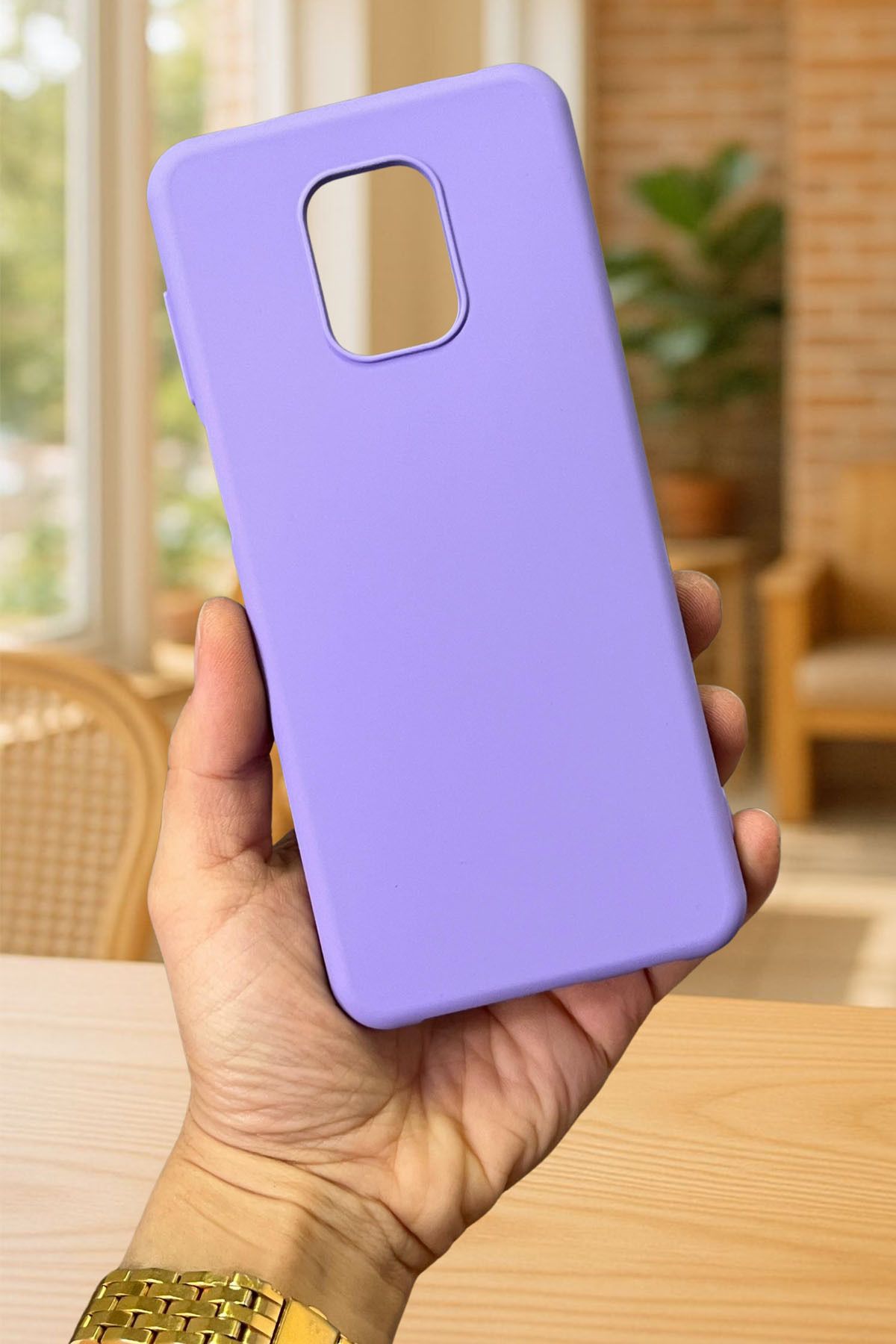Xiaomi Redmi Note 9 Pro ve 9S Uyumlu Silikon Darbe Emici Klasik Korumalı Rubber Kılıf