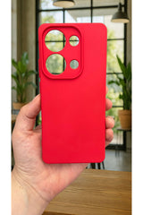 Xiaomi Redmi Note 13 4G Uyumlu Silikon Darbe Emici Klasik Korumalı Rubber Kılıf