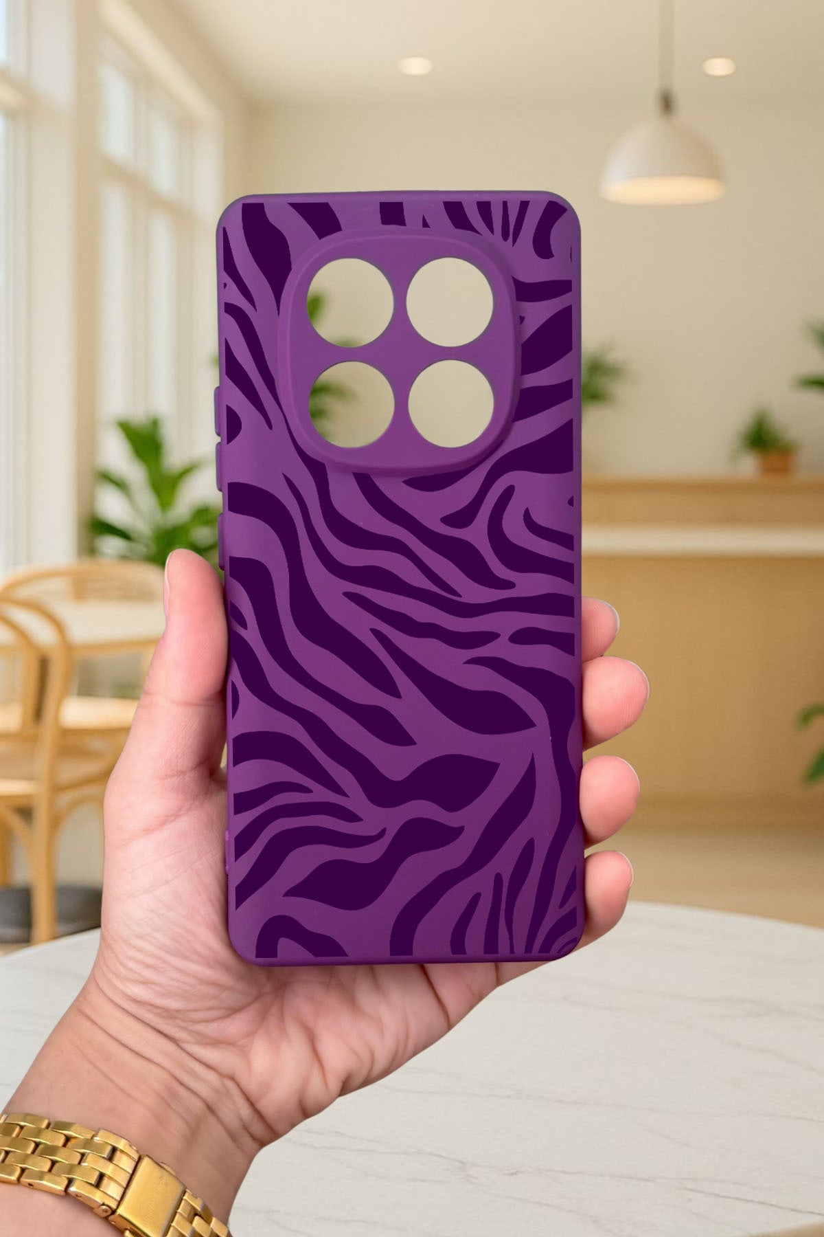 Xiaomi Redmi Note 14 Pro 4G-ZEBRA DESENLİ Silikon Darbe Emici Klasik Korumalı Rubber Kılıf